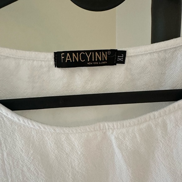 Fancyinn White Sleeveless Crop Tank Top - Picture 5 of 6